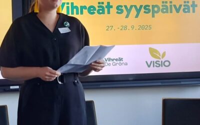 Katriina Janhusen puheenvuoro vihreiden syyspäivillä 2025